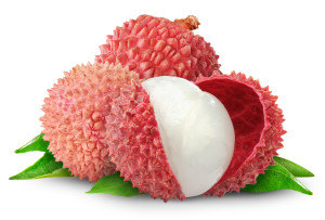 Fresh lychees